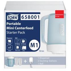 Tork Centrefeed Mini M1 doz. przenośny 1stacja+wkł-25708